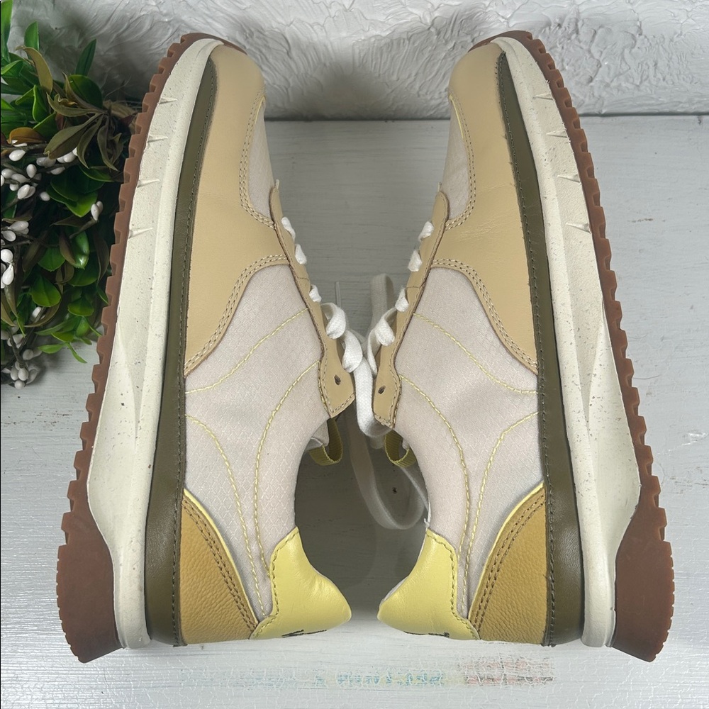 Madewell NWOT Kickoff Trainer Sneaker Yellow Tan Athletic Madewell Shoe Size 7 - Picture 12 of 14